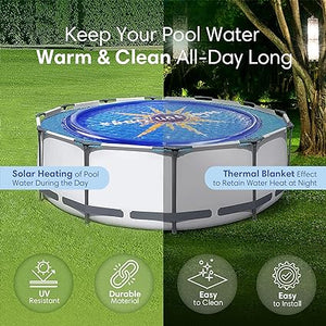 Solar Sun Rings, Blue - Poolstoreconnect