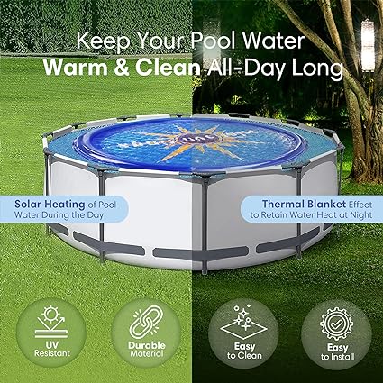 Solar Sun Rings, Blue - Poolstoreconnect