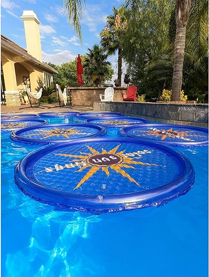 Solar Sun Rings, Blue - Poolstoreconnect