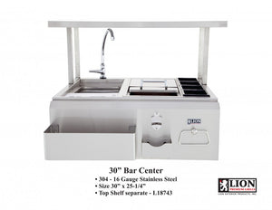 Lion Premium Grills 30″ Bar Center (19836-Bar Center) - Poolstoreconnect