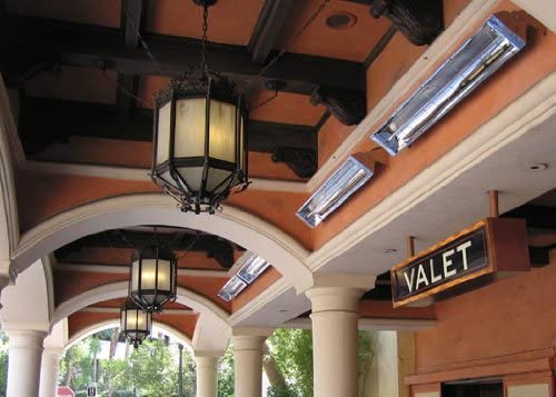 Infratech WD Series 5000 Watt 240V Electric Infrared Quartz Patio Space Heater - Poolstoreconnect
