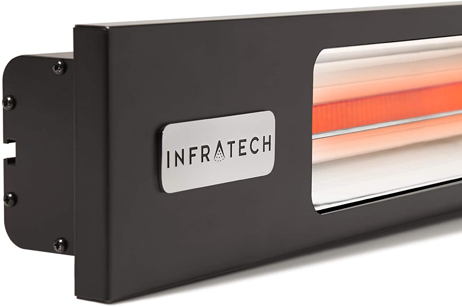 Infratech SL Series Slimline Single Element Anodized Aluminum 63.5" 3000W Matte Black Outdoor Heater - Poolstoreconnect