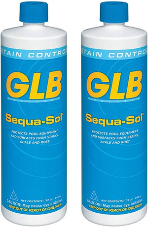 GLB 71016A-02 Sequa-Sol Sequestering Agent Pool Stain Preventer, 1-Quart - Poolstoreconnect