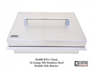 Lion Premium Grills Double Side Burner Natural Gas (L1634) - Poolstoreconnect