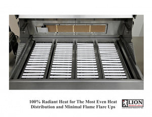 Lion Premium Ceramic Heat Tubes with Vented Flame Tamer Tray (L89746) - Poolstoreconnect