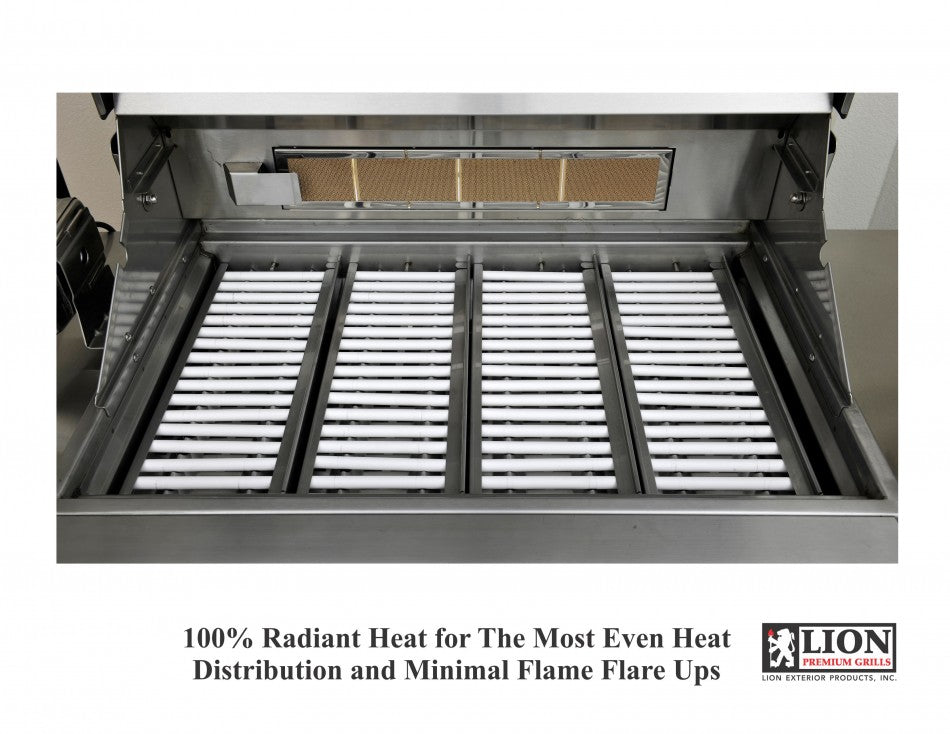 Lion Premium Ceramic Heat Tubes with Vented Flame Tamer Tray (L89746) - Poolstoreconnect