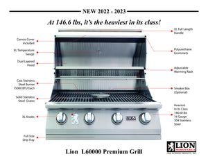 Lion L60000 32" Grill Head 65623NG/65625LP - Poolstoreconnect