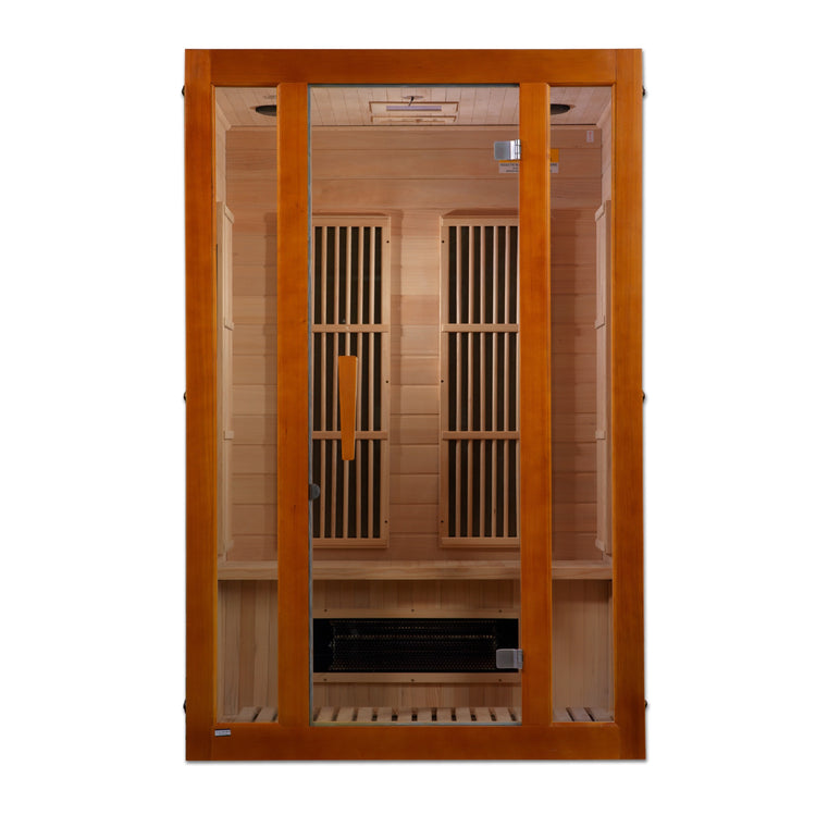 Dynamic Maxxus Hemlock Low EMF FAR IR Saunas MX-J206-02S - Poolstoreconnect