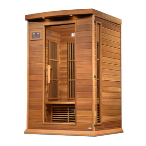 Dynamic Maxxus Red Cedar Near Zero EMF FAR IR Saunas MX-K206-01-ZF CED - Poolstoreconnect