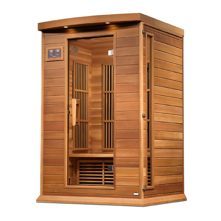 Dynamic Maxxus Red Cedar Near Zero EMF FAR IR Saunas MX-K206-01-ZF CED - Poolstoreconnect