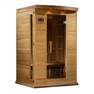 Dynamic Maxxus Red Cedar Low EMF FAR IR Saunas MX-K206-01 CED - Poolstoreconnect