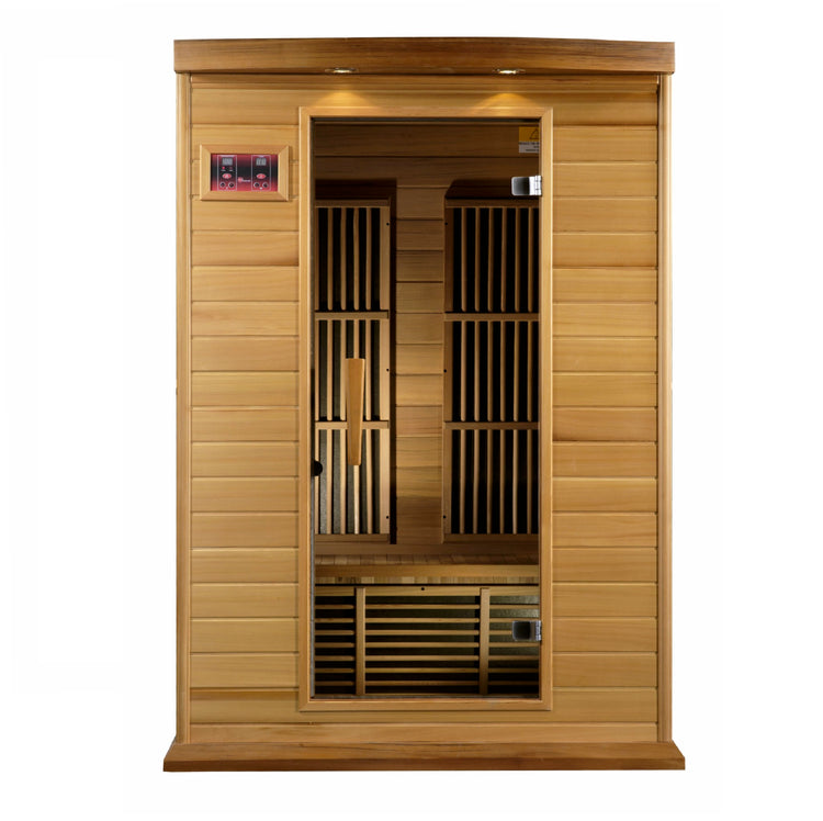 Dynamic Maxxus Red Cedar Low EMF FAR IR Saunas MX-K206-01 CED - Poolstoreconnect