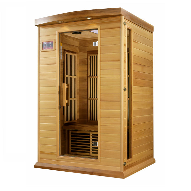 Dynamic Maxxus Red Cedar Low EMF FAR IR Saunas MX-K206-01 CED - Poolstoreconnect