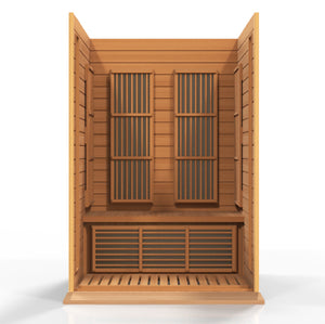 Dynamic Maxxus Red Cedar Low EMF FAR IR Saunas MX-K206-01 CED - Poolstoreconnect
