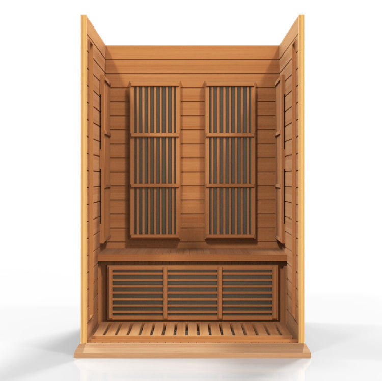 Dynamic Maxxus Red Cedar Low EMF FAR IR Saunas MX-K206-01 CED - Poolstoreconnect