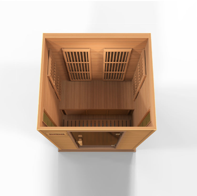 Dynamic Maxxus Red Cedar Low EMF FAR IR Saunas MX-K206-01 CED - Poolstoreconnect