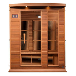 Dynamic Maxxus Red Cedar Near Zero EMF FAR IR Saunas MX-K306-01-ZF CED - Poolstoreconnect