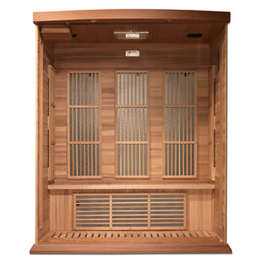 Dynamic Maxxus Red Cedar Near Zero EMF FAR IR Saunas MX-K306-01-ZF CED - Poolstoreconnect