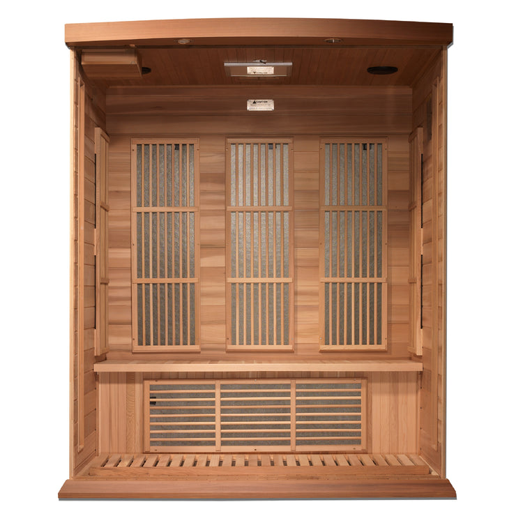 Dynamic Maxxus Red Cedar Near Zero EMF FAR IR Saunas MX-K306-01-ZF CED - Poolstoreconnect