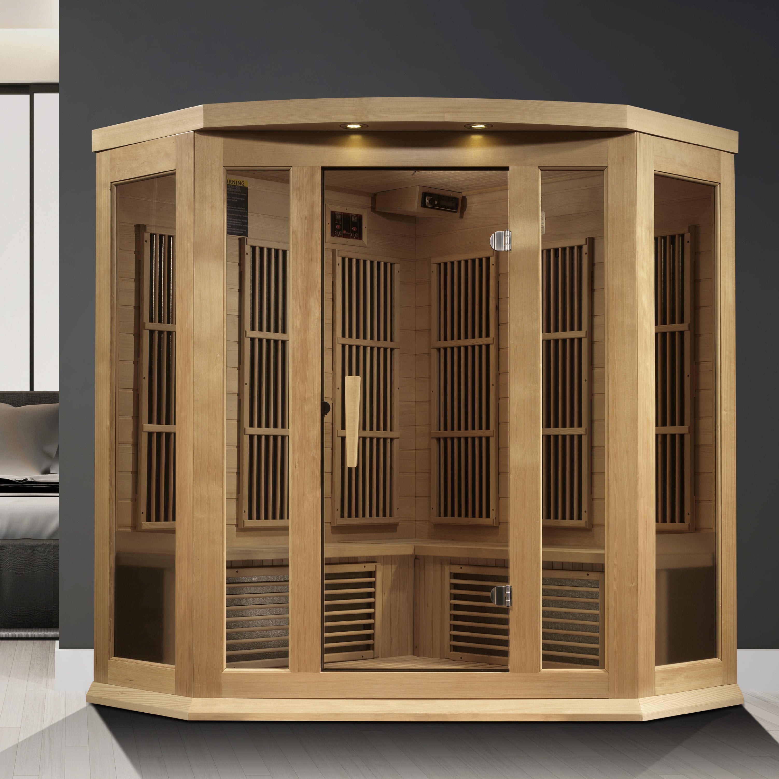 Dynamic Maxxus Hemlock Near Zero EMF FAR IR Saunas MX-K356-01-ZF - Poolstoreconnect
