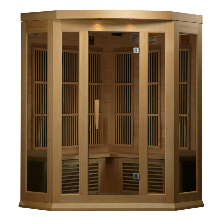 Dynamic Maxxus Hemlock Low EMF FAR IR Saunas MX-K356-01 Hemlock - Poolstoreconnect