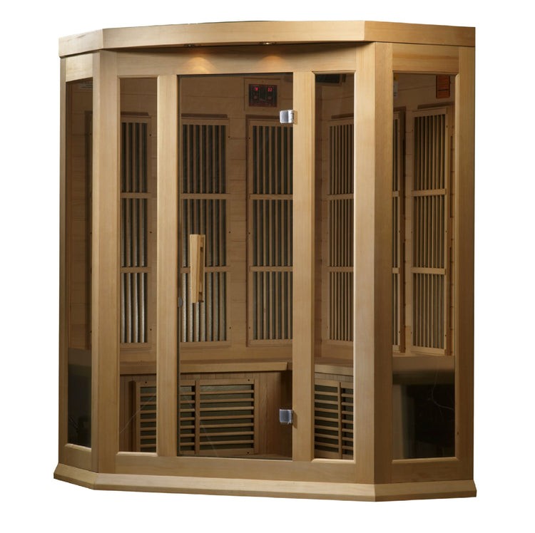 Dynamic Maxxus Hemlock Low EMF FAR IR Saunas MX-K356-01 Hemlock - Poolstoreconnect