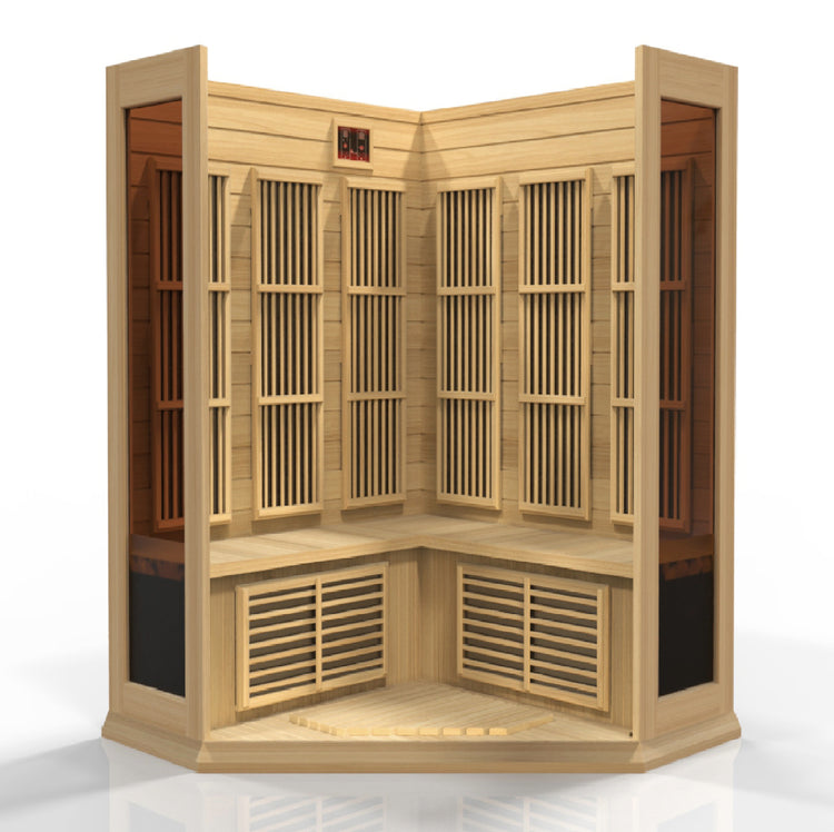 Dynamic Maxxus Hemlock Low EMF FAR IR Saunas MX-K356-01 Hemlock - Poolstoreconnect