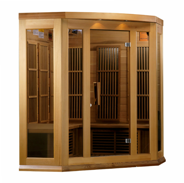 Dynamic Maxxus Red Cedar Low EMF FAR IR Saunas MX-K356-01 CED - Poolstoreconnect