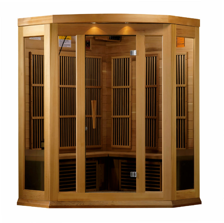 Dynamic Maxxus Red Cedar Low EMF FAR IR Saunas MX-K356-01 CED - Poolstoreconnect