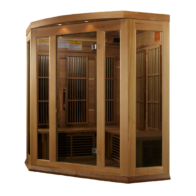 Dynamic Maxxus Red Cedar Low EMF FAR IR Saunas MX-K356-01 CED - Poolstoreconnect