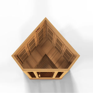 Dynamic Maxxus Red Cedar Low EMF FAR IR Saunas MX-K356-01 CED - Poolstoreconnect