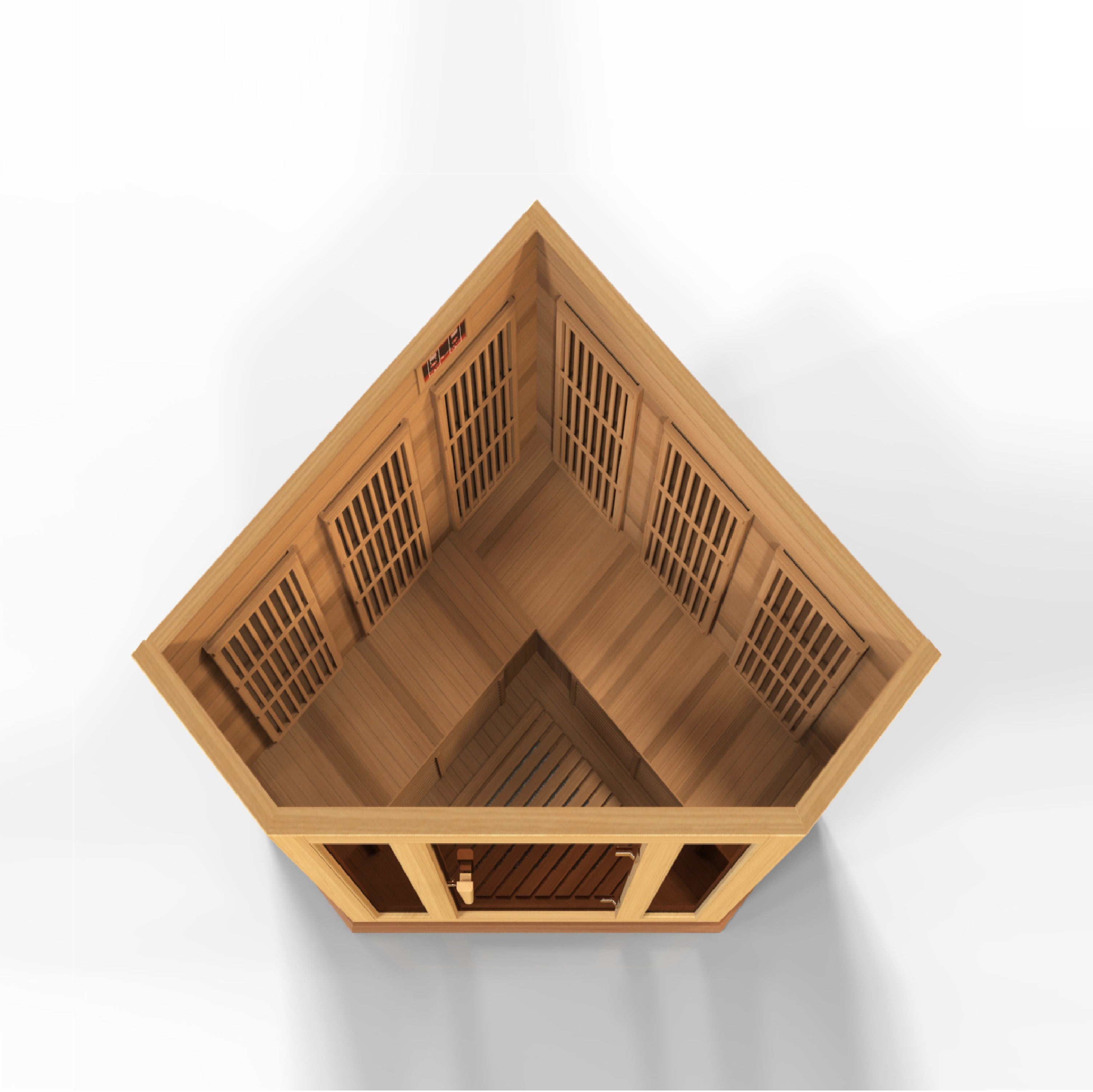 Dynamic Maxxus Red Cedar Low EMF FAR IR Saunas MX-K356-01 CED - Poolstoreconnect