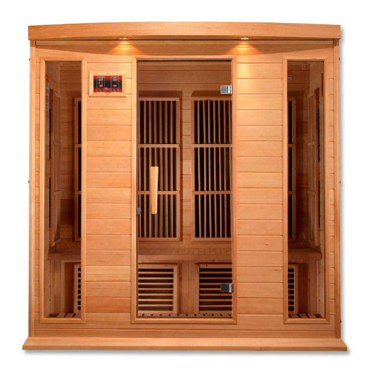 Dynamic Maxxus Hemlock Low EMF FAR IR Saunas MX-K406-01 Hemlock - Poolstoreconnect