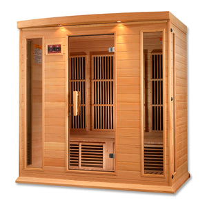 Dynamic Maxxus Hemlock Low EMF FAR IR Saunas MX-K406-01 Hemlock - Poolstoreconnect