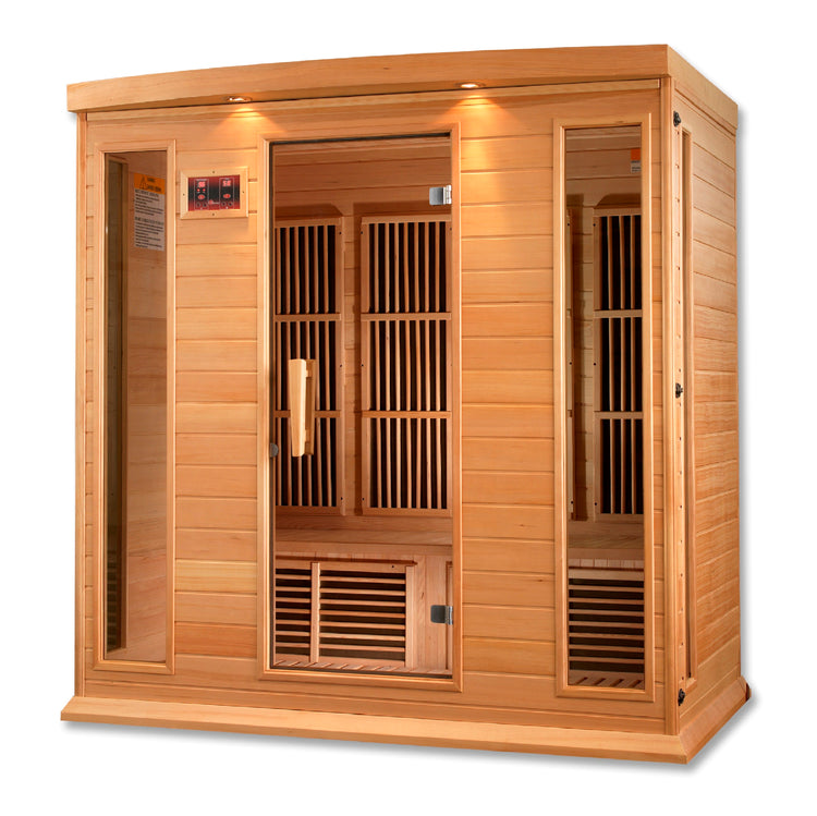 Dynamic Maxxus Hemlock Low EMF FAR IR Saunas MX-K406-01 Hemlock - Poolstoreconnect