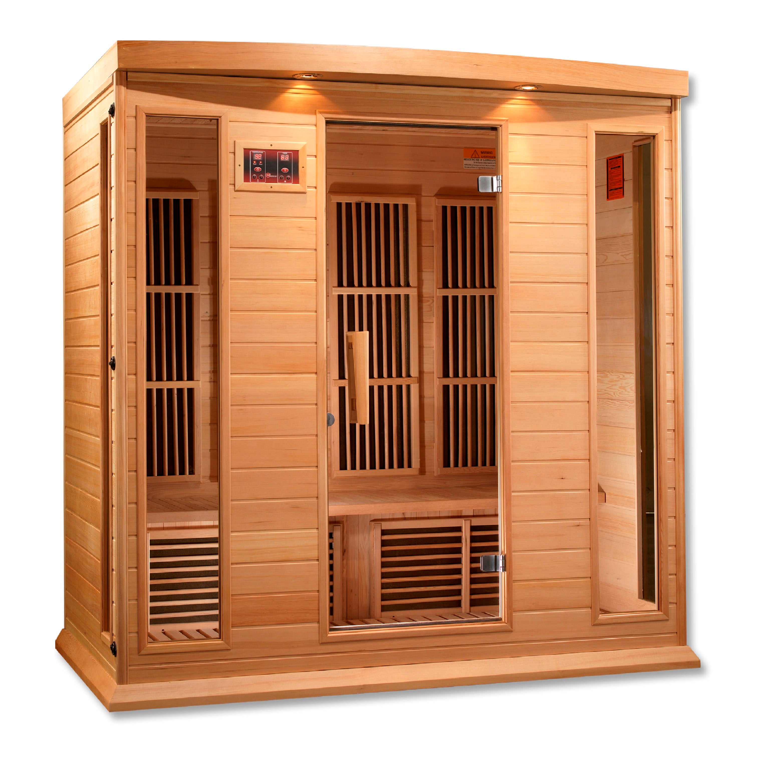 Dynamic Maxxus Hemlock Low EMF FAR IR Saunas MX-K406-01 Hemlock - Poolstoreconnect