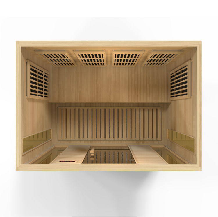 Dynamic Maxxus Hemlock Low EMF FAR IR Saunas MX-K406-01 Hemlock - Poolstoreconnect