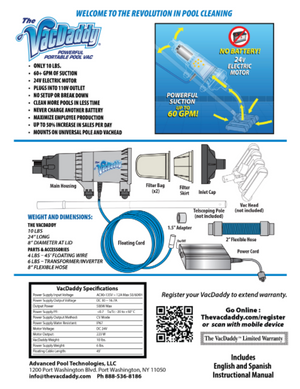 The VacDaddy™ - Poolstoreconnect