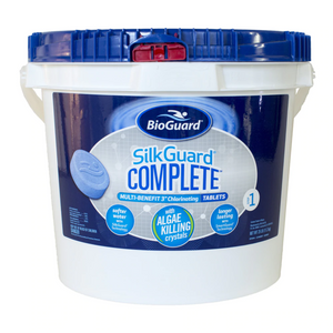 BioGuard SilkGuard Complete 3 Inch Chlorinating Tablets 25lb - Poolstoreconnect