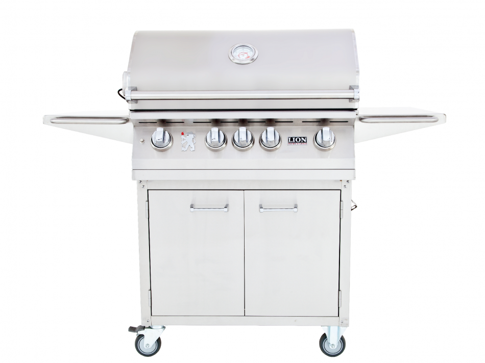 Lion L75000 32" Premium Grill w/ Cart (75625LP/75623NG+53621CART) - Poolstoreconnect