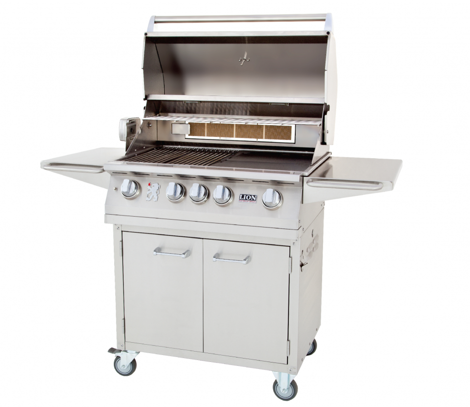 Lion L75000 32" Premium Grill w/ Cart (75625LP/75623NG+53621CART) - Poolstoreconnect