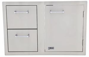 Lion Premium Grills Door and Drawer Combo with Towel Rack (L3320) - Poolstoreconnect