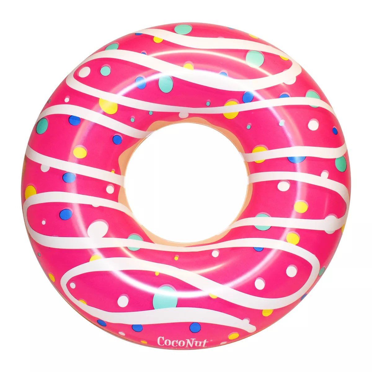CocoNut Sprinkled & Glazed Donut Pool Float