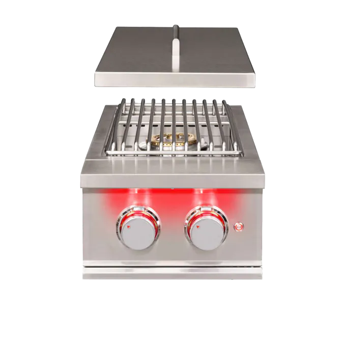 True Flame Double Side Burner Natural Gas