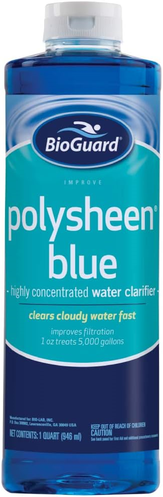 BioGuard Polysheen Blue Clarifier - 1qt 23721BIO