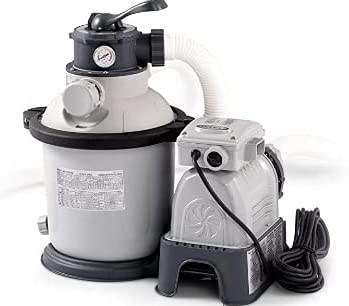 18ft x 52in Above Ground Swimming Pool Set w/Sand Filter Pump & Ladder - Poolstoreconnect