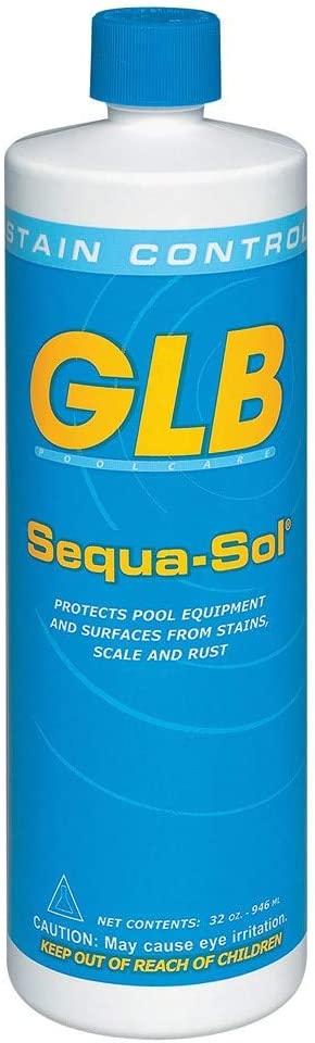 GLB 71016A-02 Sequa-Sol Sequestering Agent Pool Stain Preventer, 1-Quart - Poolstoreconnect