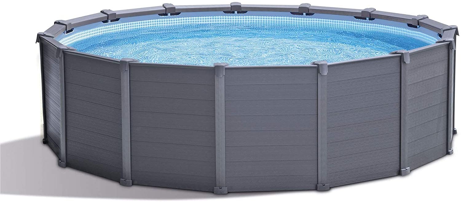 Intex 15.6ft x 49in Above Ground Swimming Pool Set w/Sand Filter Pump & Ladder - Poolstoreconnect