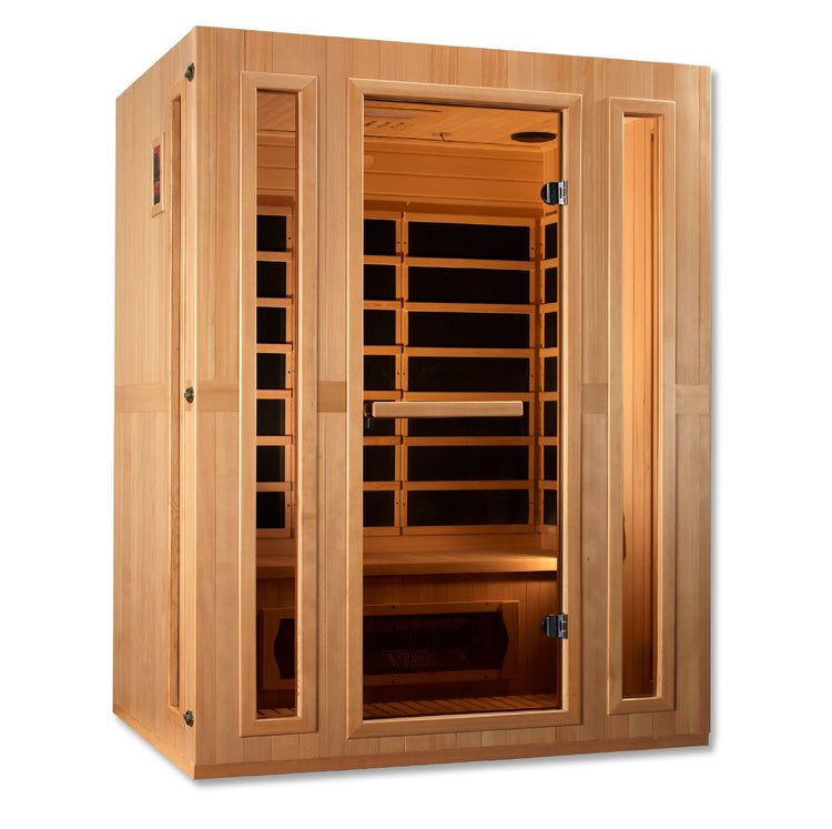 Dynamic Maxxus Hemlock Low EMF FAR IR Saunas MX-LS3-01 - Poolstoreconnect