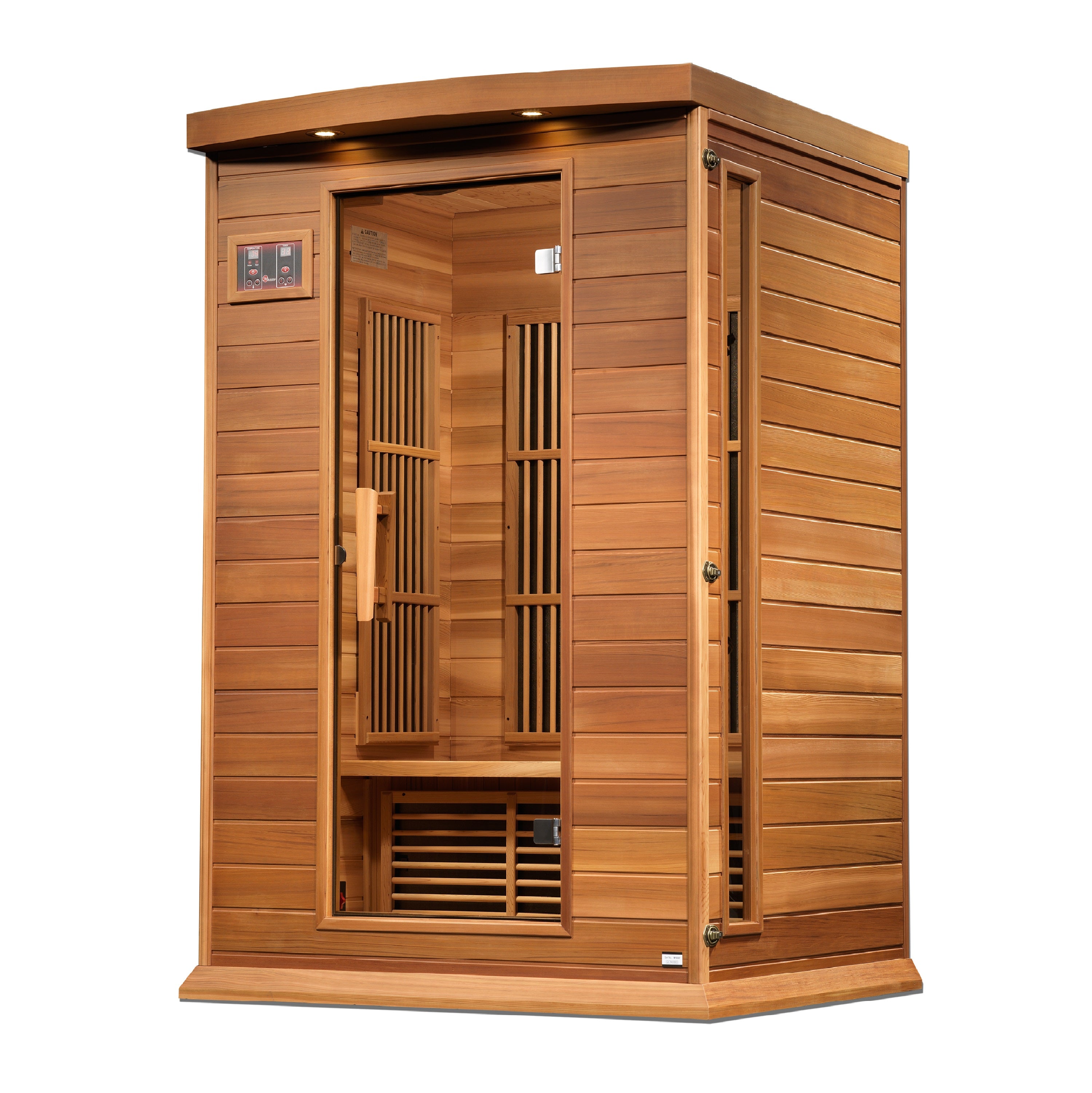 Dynamic Maxxus Red Cedar Near Zero EMF FAR IR Saunas MX-K206-01-ZF CED - Poolstoreconnect
